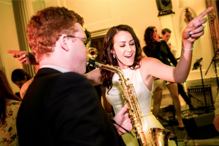 saxophone solo to bride